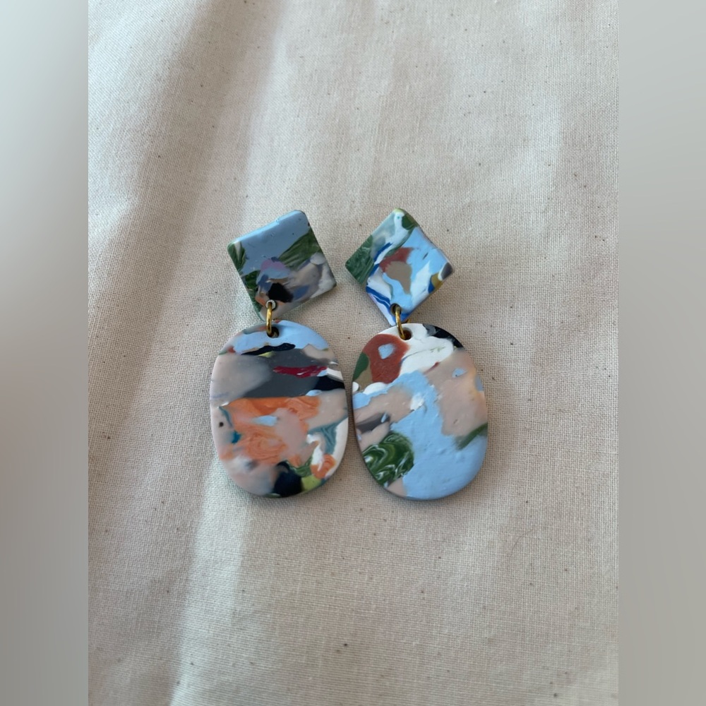 Homemade Polymer Clay Earrings